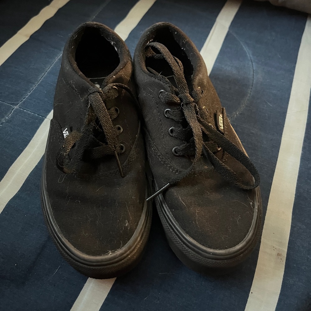 Vans Black Kids Shoes